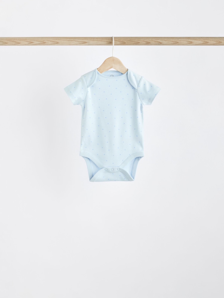 Blauw - Beer Baby Bodysuits met korte mouwen - Image 4 of 14