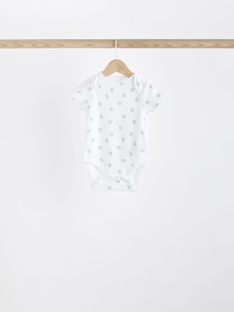 Blauw - Beer Baby Bodysuits met korte mouwen - Image 5 of 14