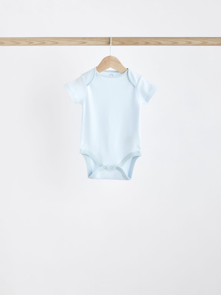 Blauw - Beer Baby Bodysuits met korte mouwen - Image 6 of 14