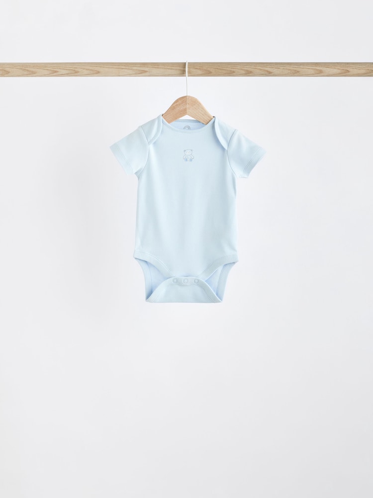 Blauw - Beer Baby Bodysuits met korte mouwen - Image 7 of 14