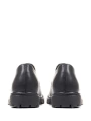 Pavers Dark Black Pavers Lightweight Lace-Up Black Shoes - Image 3 of 5