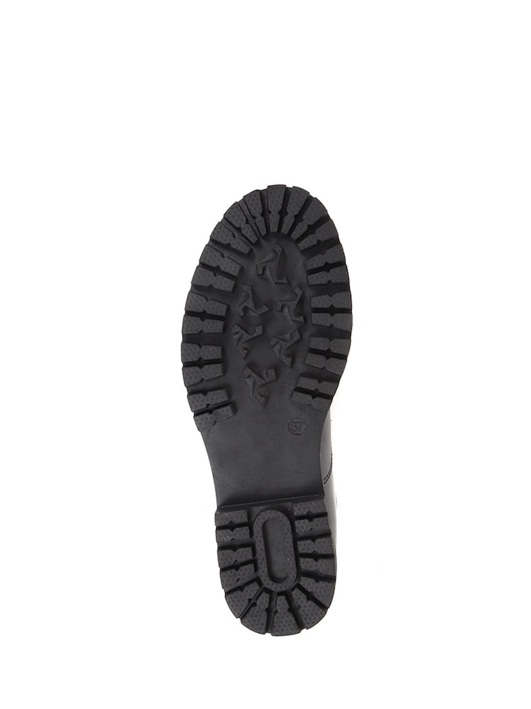 Pavers Dark Black Pavers Lightweight Lace-Up Black Shoes - Image 5 of 5
