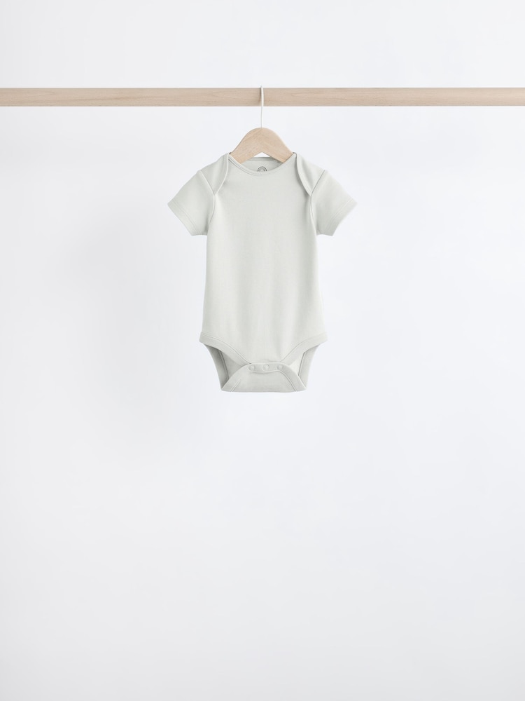Gris/Blanc - Bodysuits Manches courtes 5 Pack - Image 12 of 14