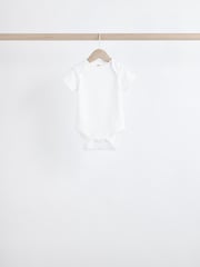 Grey/White Short Sleeve Bodysuits 5 Pack - Image 13 of 14
