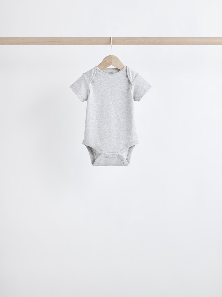Gris/Blanc - Bodysuits Manches courtes 5 Pack - Image 5 of 14