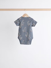 Farm Character Baby 100% Cotton Short Sleeved Bodysuits 5 Pack - Image 4 of 12