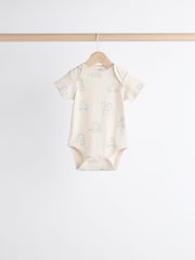 Farm Character Baby 100% Cotton Short Sleeved Bodysuits 5 Pack - Image 5 of 12