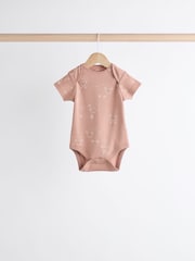 Farm Character Baby 100% Cotton Short Sleeved Bodysuits 5 Pack - Image 7 of 12