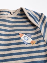Neutral Space Baby 100% Cotton Short Sleeved Bodysuits 5 Pack - Image 11 of 14