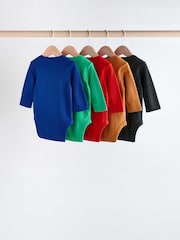 Hell - Langarm-Bodys für Babys aus 100 % Baumwolle im 5er-Pack - Bild 2 von 12
