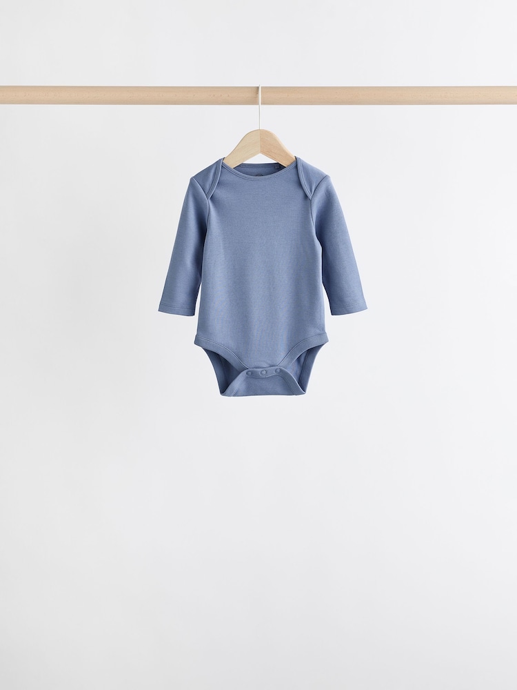 Siva/bela - Bodysuits z dolgimi rokavi 5 Pack - Slika 2 iz 13