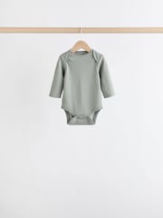 Siva/bela - Bodysuits z dolgimi rokavi 5 Pack - Slika 6 iz 13
