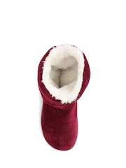Pavers Red Pavers Red Knitted Slipper Boots - Image 4 of 5