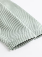 Blue Stripe Long Sleeve Baby Bodysuits 5 Pack - Image 10 of 13