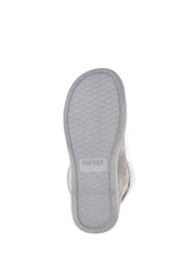 Pavers Grey Pavers Red Knitted Slipper Boots - Image 5 of 5