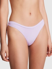 Victoria's Secret PINK Black/Grey/Nude/Blue/Purple Thong 5 Pack Knickers - Image 2 of 3