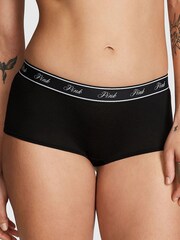 PINK Black/White/Nude/Grey/Navy Blue Short 5 Pack Knickers - Image 2 of 4