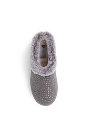 Pavers Grey Pavers Grey Patterned Full Slippers - Image 4 of 5