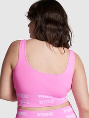 Victoria's Secret PINK Lola Pink Seamless Logo Low Impact Sports Bra - Image 2 of 4