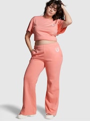 Victoria's Secret PINK Passion Pink Flared Fleece Flare Jogger - Image 1 of 3