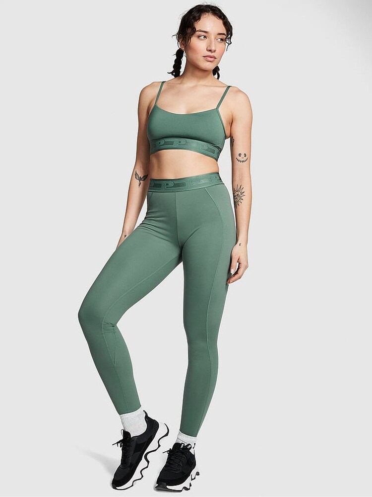 Victoria's Secret PINK Fresh Forest Green Ultimate High Waist Legging - Image 1 of 3
