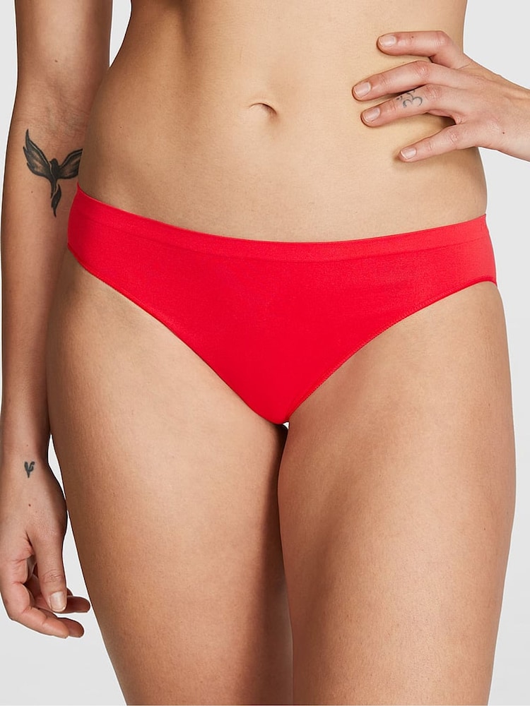 Victoria's Secret PINK Red Pepper Seamless Bikini Knickers - Image 1 of 3