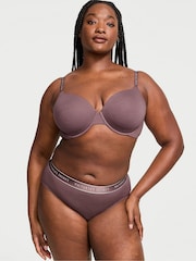 Victoria's Secret Cocoa Blush Purple Logo Strap Full Cup Lightly Lined Bra - Image 3 of 4