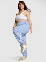Victoria's Secret PINK Harbor Blue Fleece Joggers - Image 1 of 3