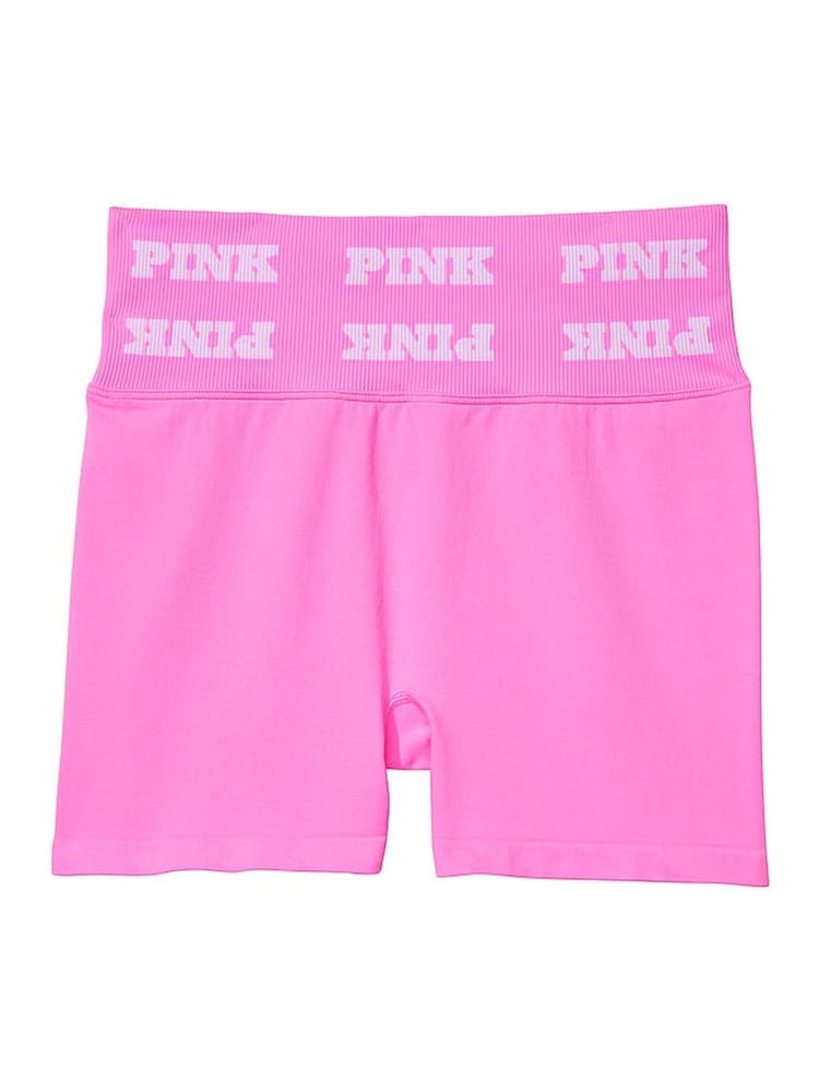 Victoria's Secret PINK Lola Pink Seamless Logo Short - Image 3 of 3