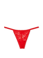 Victoria's Secret PINK Red Pepper G String Lace Knickers - Image 3 of 3