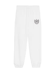 Victoria's Secret PINK Optic White Fleece Joggers - Image 3 of 4