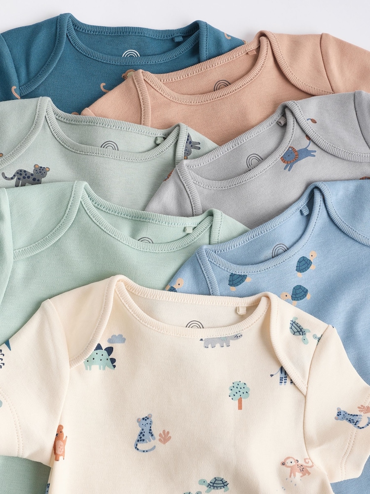 Bleu de sarcelle - Bébé 100% coton Corps 7 Lot - Image 12 of 15