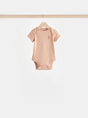Teal Blue Baby 100% Cotton Bodysuits 7 Pack - Image 9 of 15