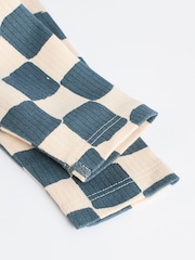 Mineral Checkerboard Baby Long Sleeve Bodysuits 3 Pack - Image 11 of 11