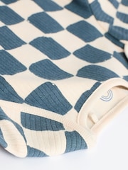 Mineral Checkerboard Baby Long Sleeve Bodysuits 3 Pack - Image 9 of 11