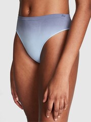 Victoria's Secret PINK Blue Dip Dye Brazilian Knickers - Image 1 of 3