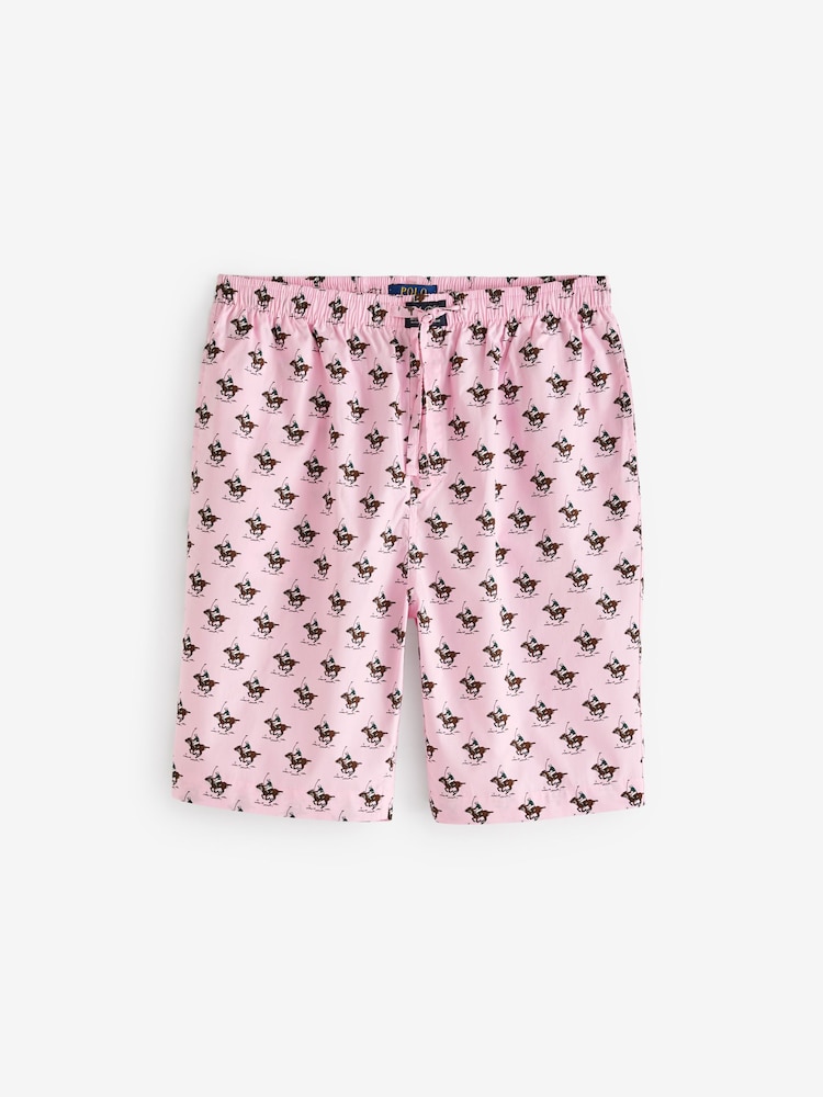 Polo Ralph Lauren All Over Pony Print Pyjama Shorts Set - Image 7 of 7
