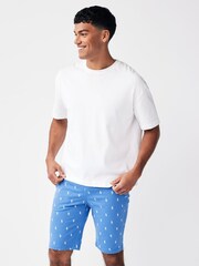 Polo Ralph Lauren Allover Pony Cotton Jersey Sleep Shorts - Image 1 of 4