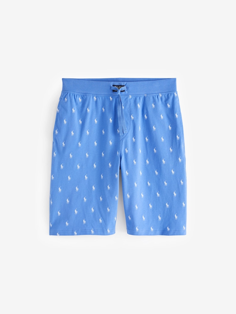Polo Ralph Lauren Allover Pony Cotton Jersey Sleep Shorts - Image 4 of 4