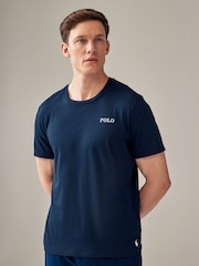 Polo Ralph Lauren Navy Jersey Logo T-Shirt - Image 1 of 4
