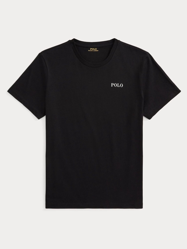 Polo Ralph Lauren Black Jersey Logo T-Shirt - Image 4 of 4