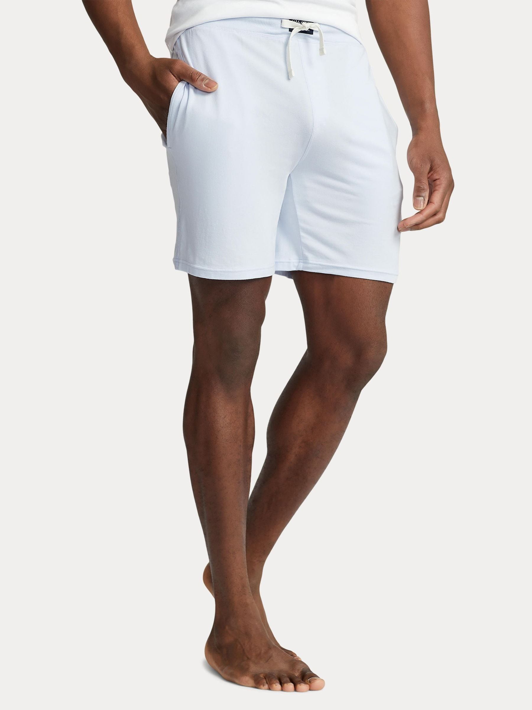 Buy Polo Ralph Lauren Slim Washed Jersey Logo Lounge Shorts from Next Luxembourg