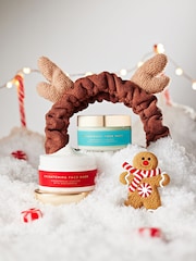 Set of 2 Face Masks and Novelty Reindeer Headband Set - Image 2 of 3