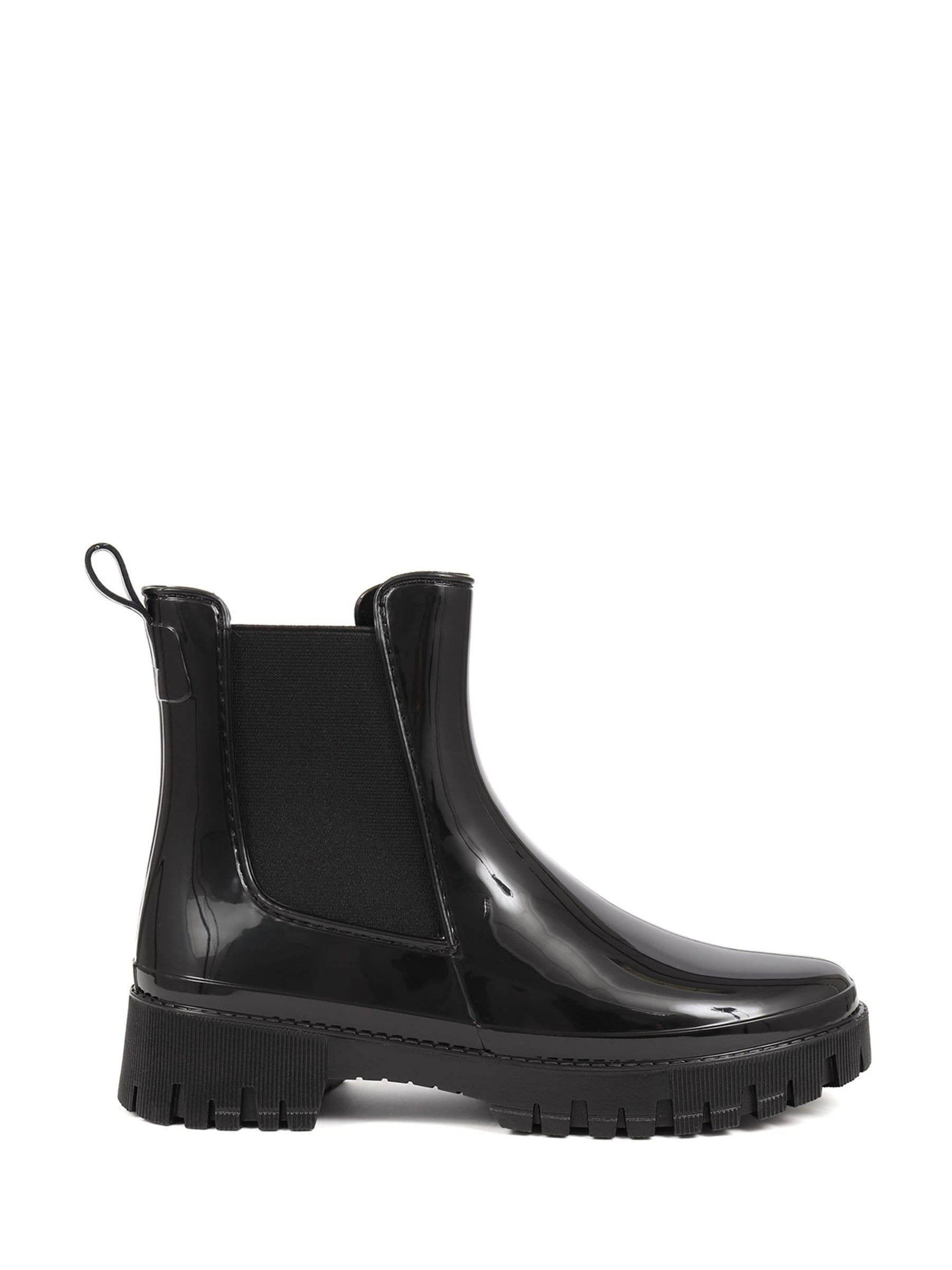 Ladies black wellington boots clearance