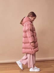 Pink Waterproof Hooded Padded Coat (3-16yrs) - Image 2 of 9