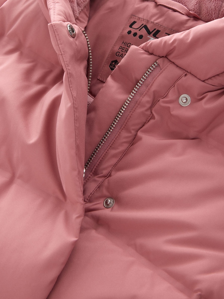 Różowy - Waterproof Hooded Padded Coat (3-16yrs) - Image 8 of 9