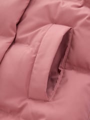 Pink Waterproof Hooded Padded Coat (3-16yrs) - Image 9 of 9