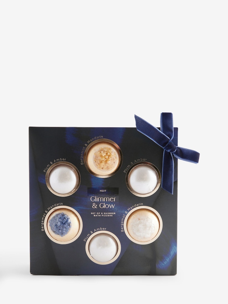 Set of 6 Glimmer & Glow Shimmer Bath Fizzers - Image 2 of 6