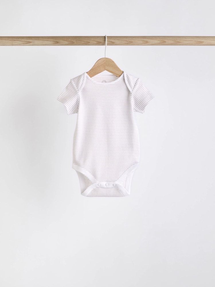 Blanc - Combinaisons bébé à manches courtes - Image 4 of 9