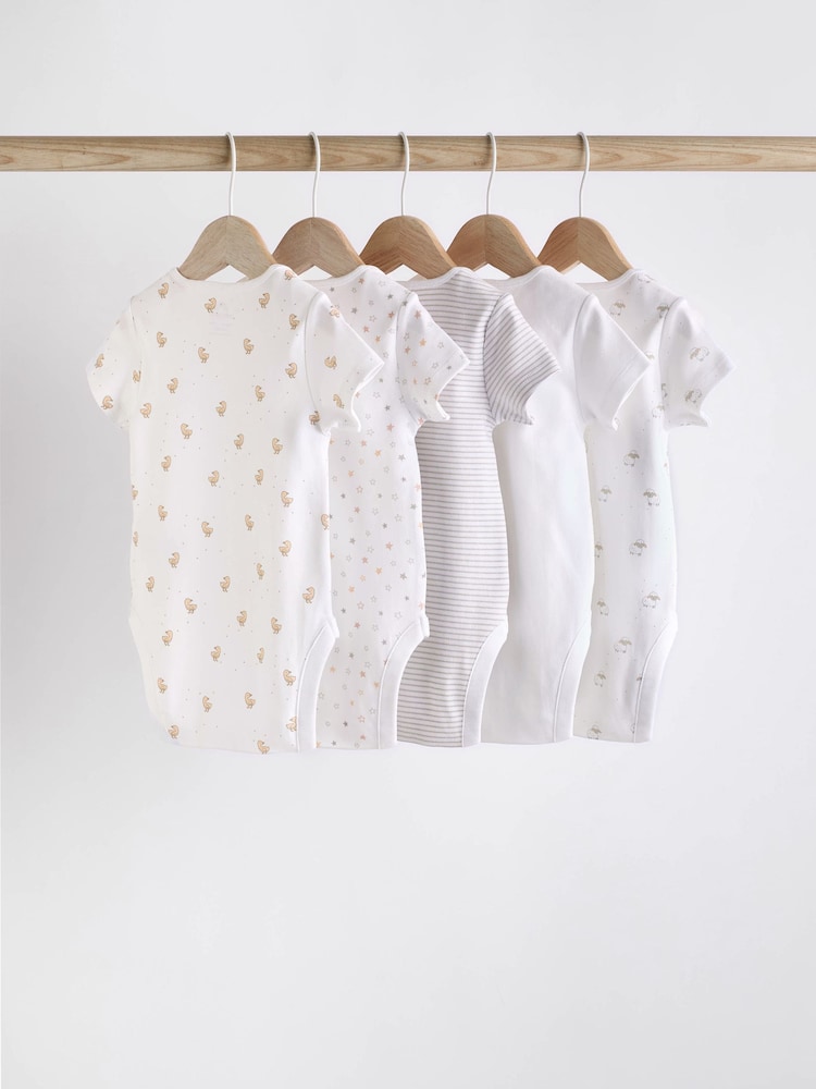 Blanc - Combinaisons bébé à manches courtes - Image 7 of 9